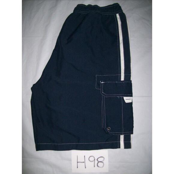 Open Trails Swim Trunks Board Shorts Size Medium Blue -0912H98 - Picture 2 of 2